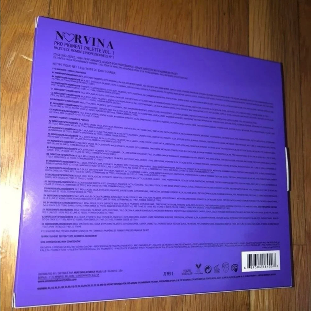 ABH Norvina Pro Eyeshadow Palette Vol 1 - Picture 5 of 5